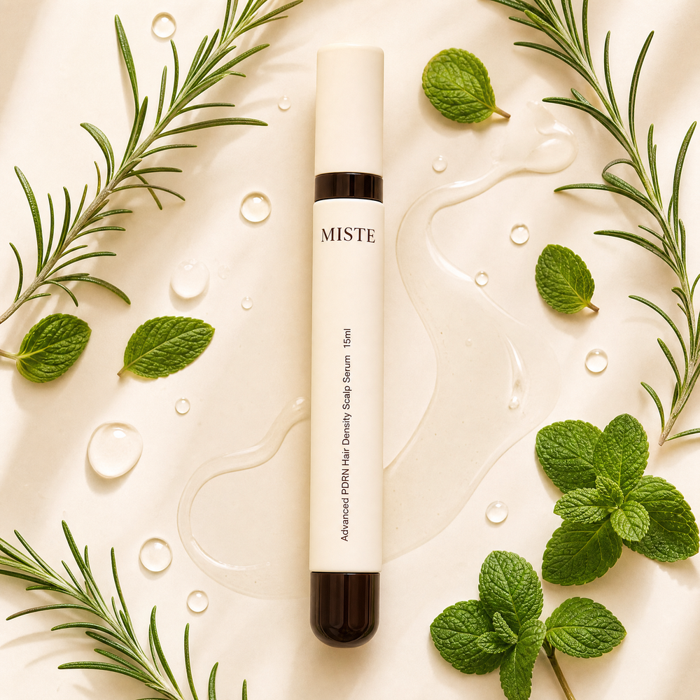 Miste serum with rosemary and mint botanicals