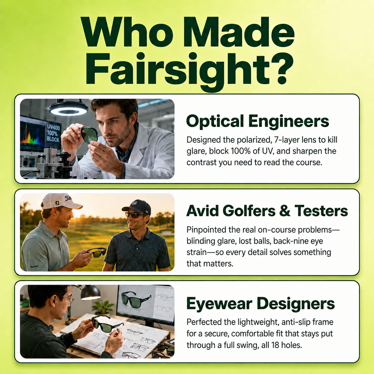 Fairsight Pro™ Polarized Golf Sunglasses